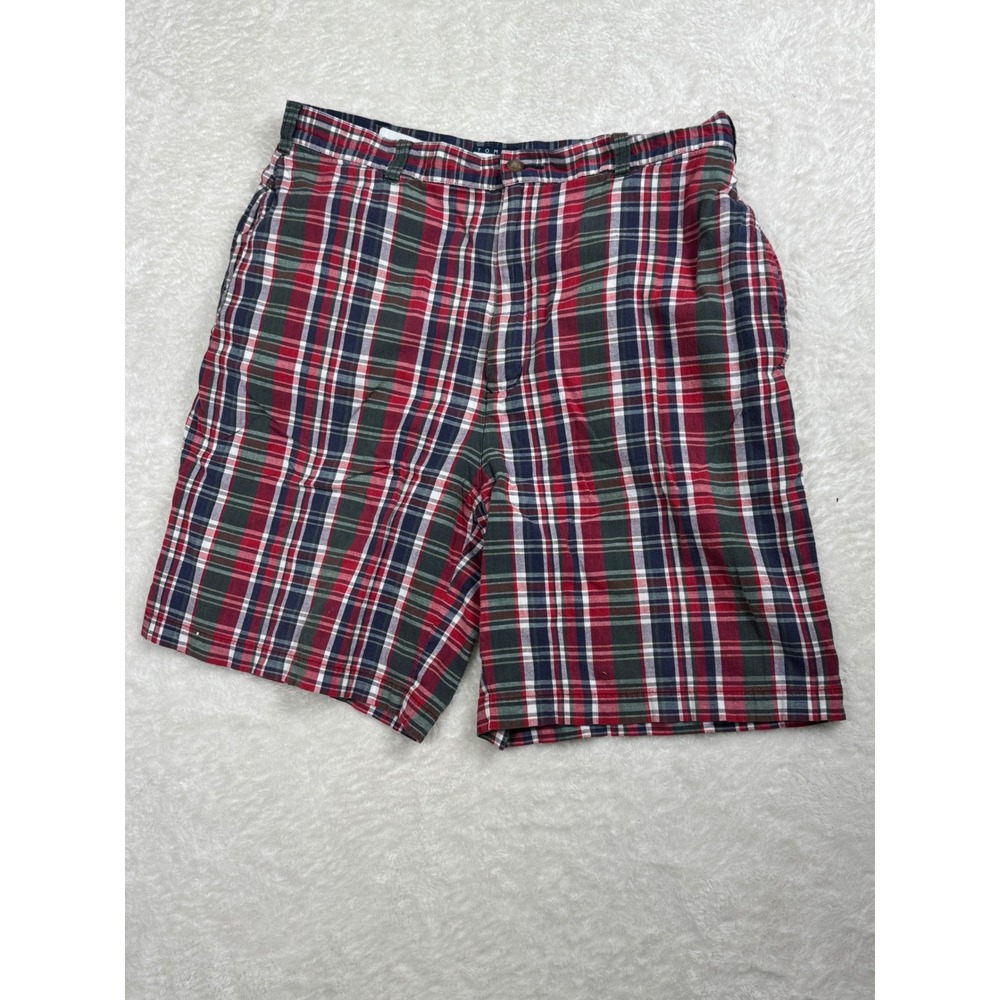 Tommy Hilfiger Plaid Shorts Preppy Casual Everyday Shorts Size‎ 34